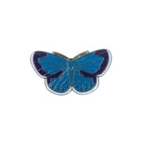 Insignă fluture albăstrel